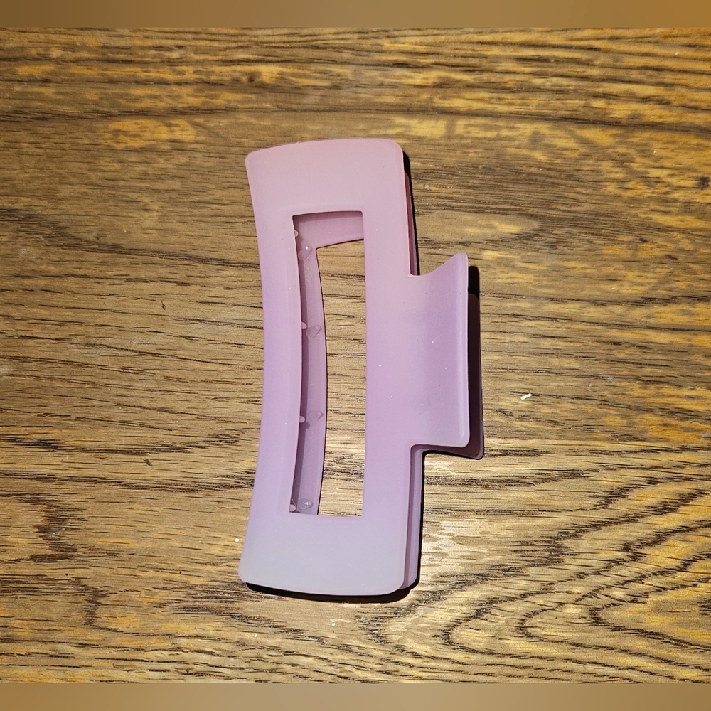 Purple Two Tone Hollow Hair Claw Clip BNIB